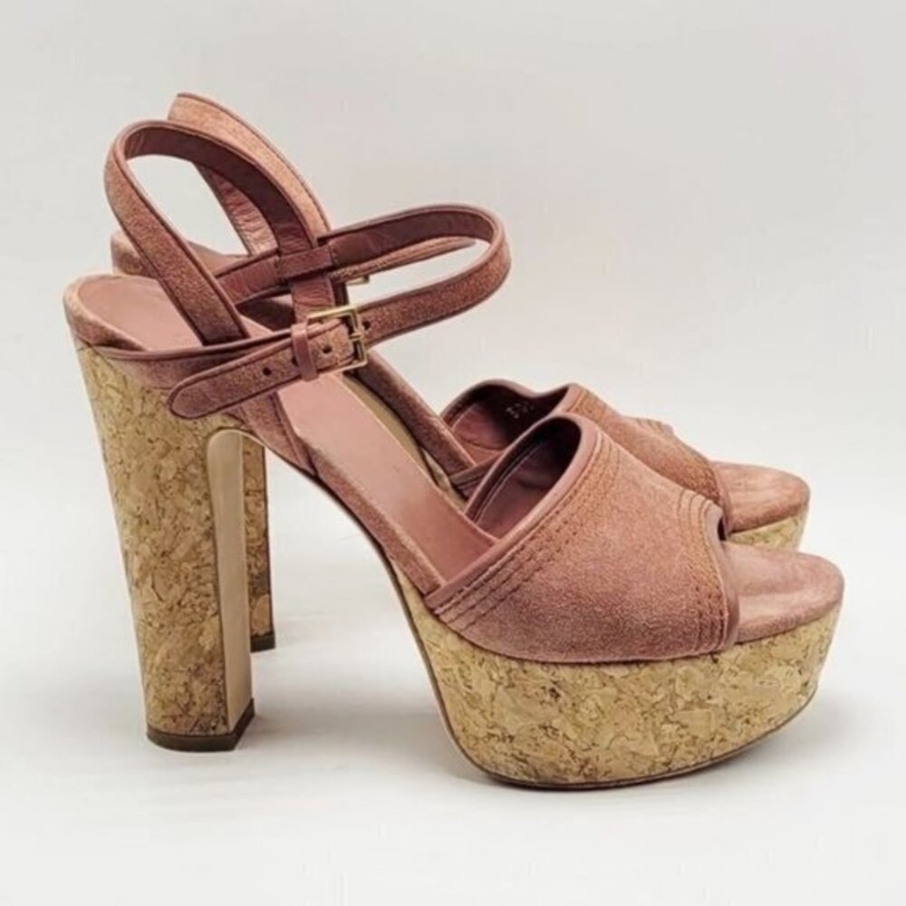 Gucci Danielle Platform Sandals Brick Red